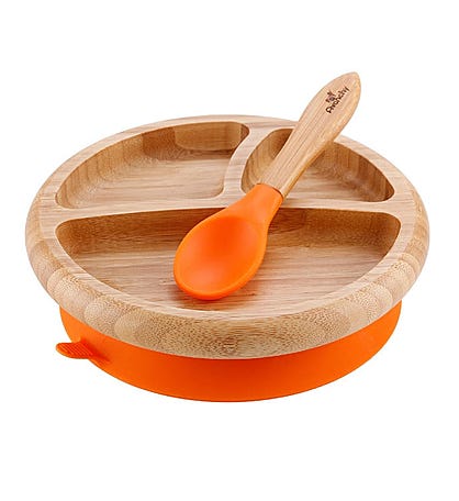 Avanchy Bamboo Baby Plate